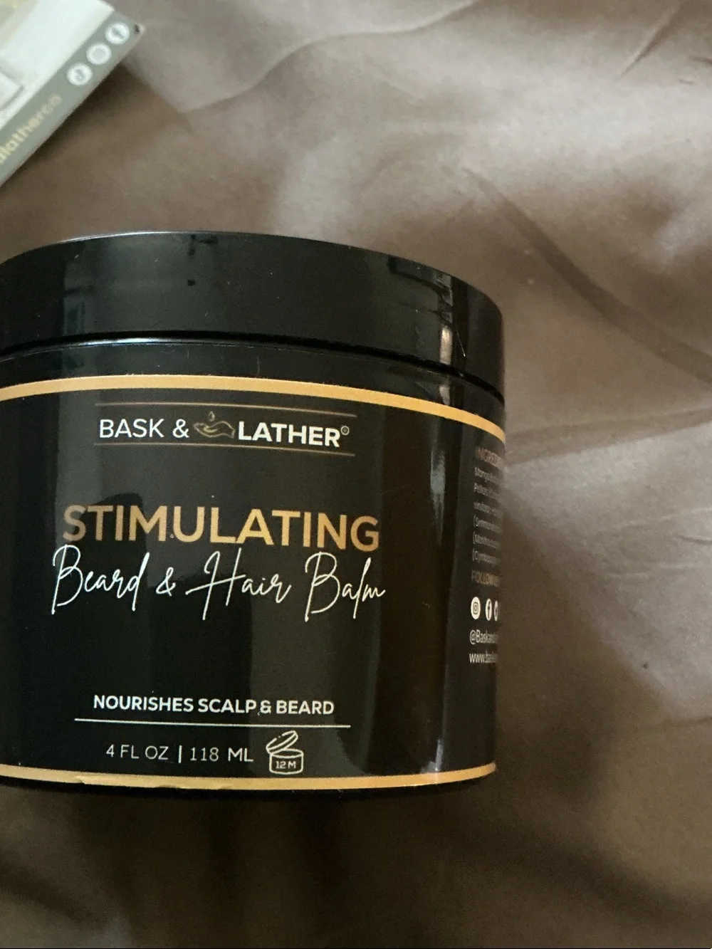 Bask & Lather nourishing beard